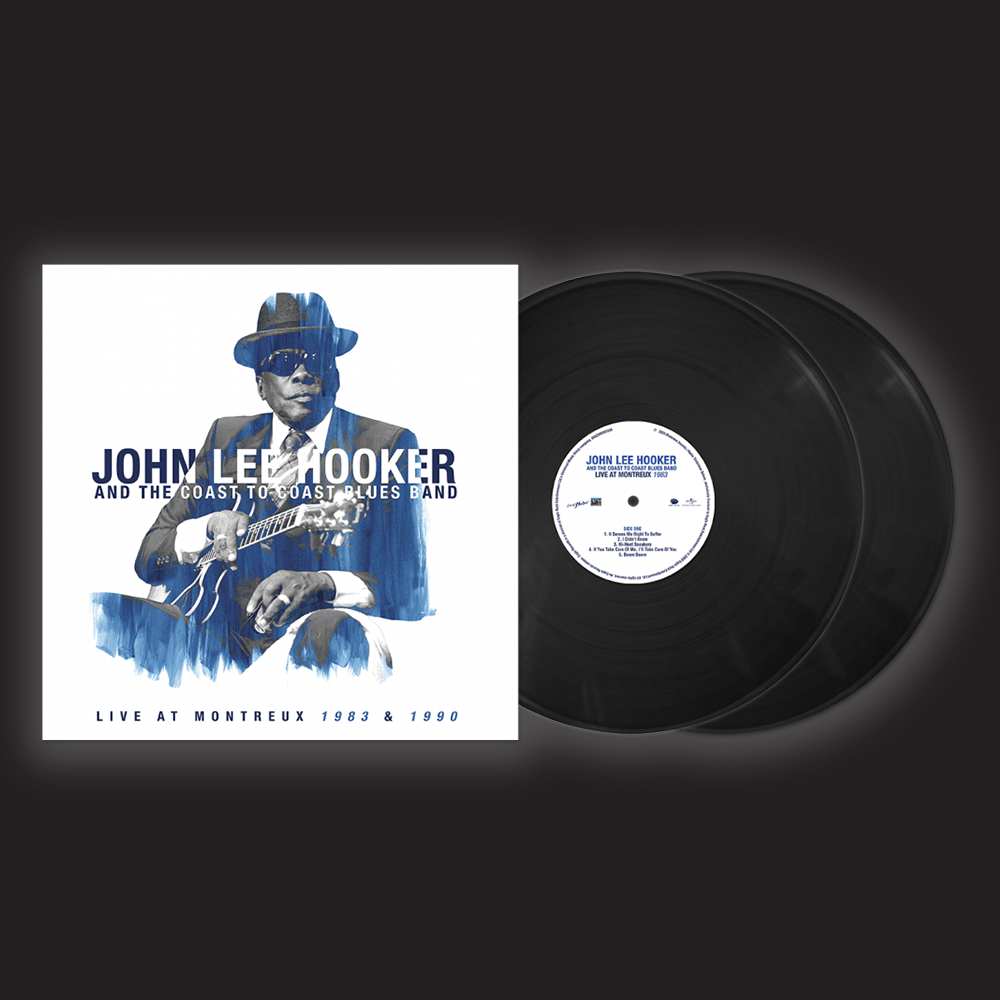 JOHN LEE HOOKER & THE COAST TO COAST BLUES BAND - LIVE AT MONTREUX 1983 & 1990 2 LP SET